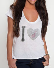 Miami HEAT Ladies Heart T-Shirt