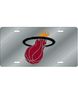 Miami HEAT Laser Cut License Plate