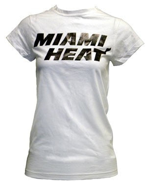 5th and Ocean Miami HEAT Dancer T-Shirt White
