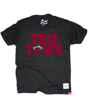 Sportiqe Miami HEAT This Town T-Shirt