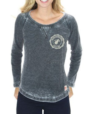Sportiqe Miami HEAT Ladies Black Tie Stearns T-Shirt