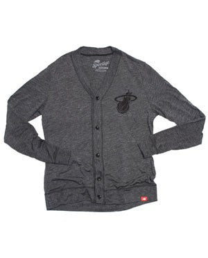 Sportiqe Miami HEAT Black Tie Cardigan
