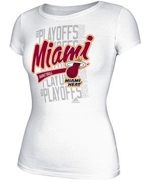 adidas Miami HEAT Ladies Ghost Tail T-Shirt
