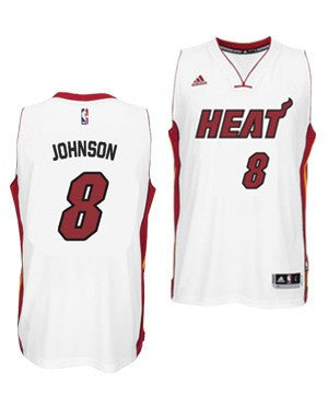 Tyler Johnson Miami HEAT adidas Home Swingman Jersey White