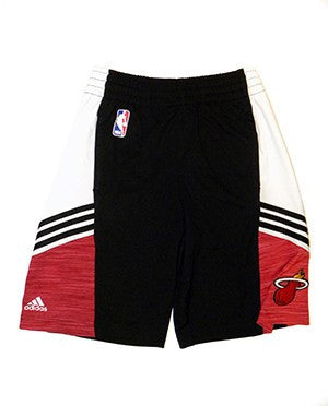 adidas Miami HEAT Youth Pregame Shorts