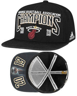 adidas Miami HEAT 2013 NBA Champions Locker Room Cap