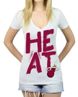 Sportiqe Miami HEAT Ladies Abyss Street T-Shirt