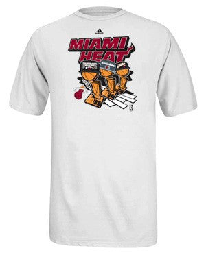 adidas Miami HEAT Youth 3 Trophy T-Shirt