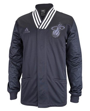 adidas Miami HEAT Fast On-Court Black Tie Jacket