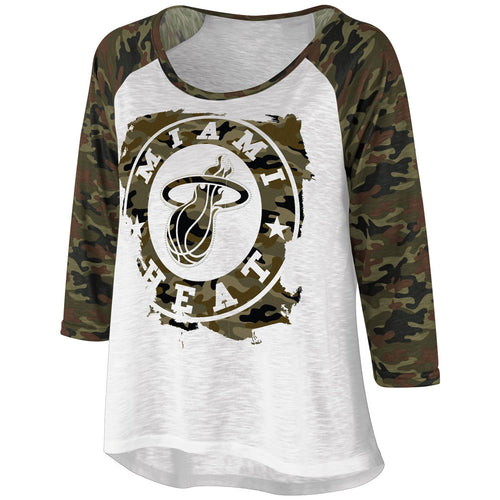G-III Miami HEAT Ladies Camo Top