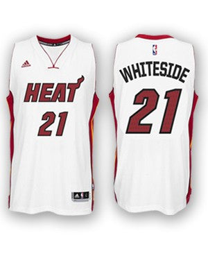 Hassan Whiteside Miami HEAT adidas Home Youth Swingman Jersey White