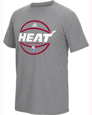 adidas Miami HEAT Pregame Ultimate Tee Grey