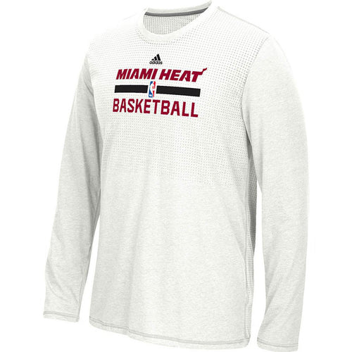 adidas Miami HEAT Aeroknit Long Sleeve T-Shirt White