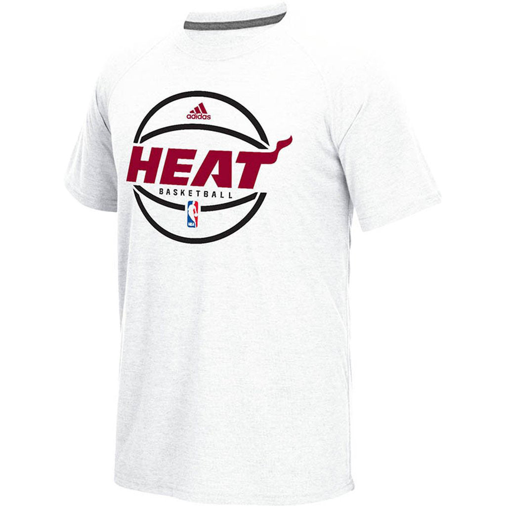 adidas Miami HEAT Pregame Short Sleeve Ultimate T-Shirt