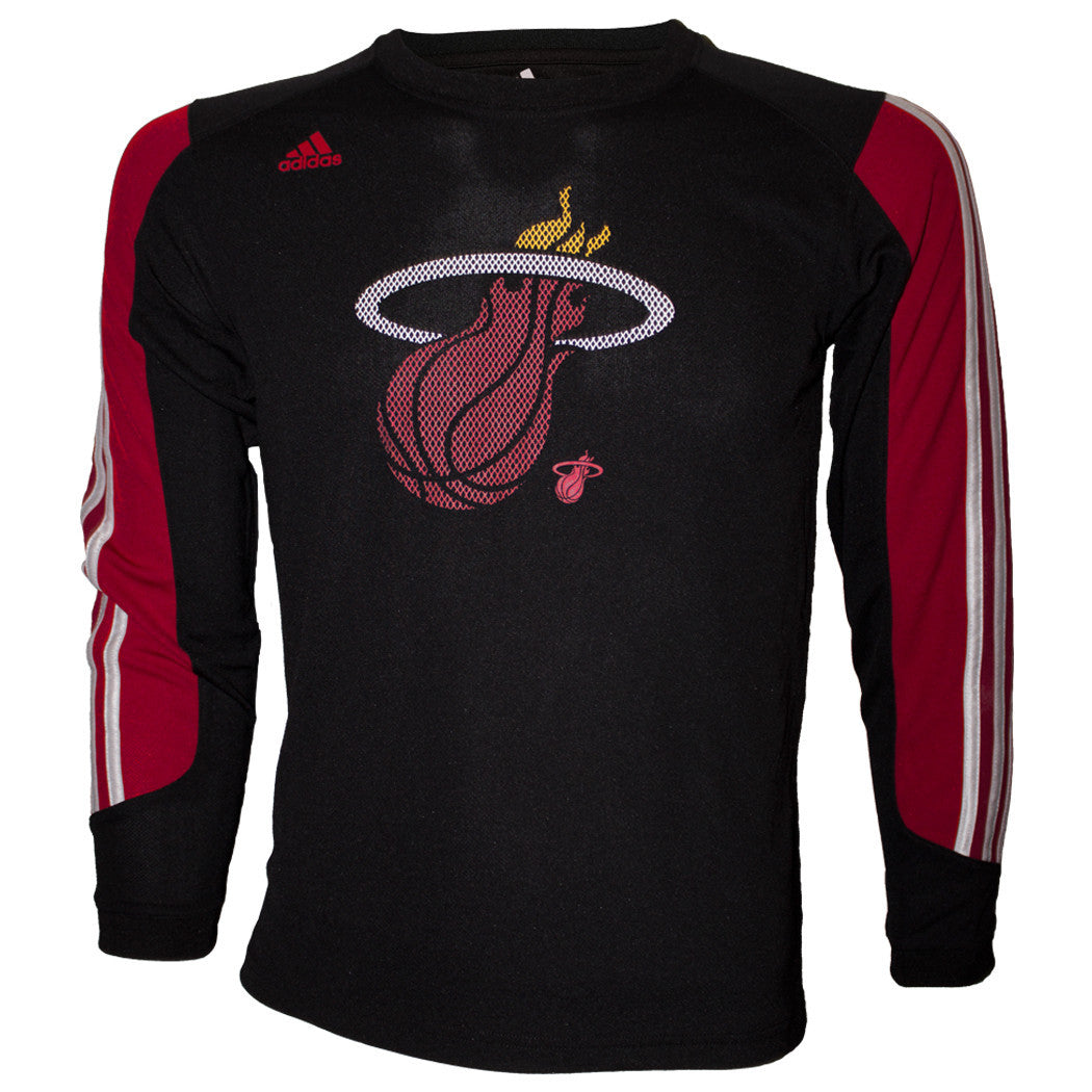 adidas Miami HEAT Youth Long Sleeve Prestige T-Shirt