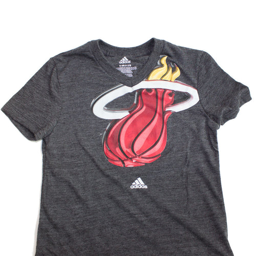 adidas Miami HEAT Girls Reflective V-Neck