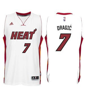 Goran Dragic Miami HEAT adidas Home Swingman Jersey White