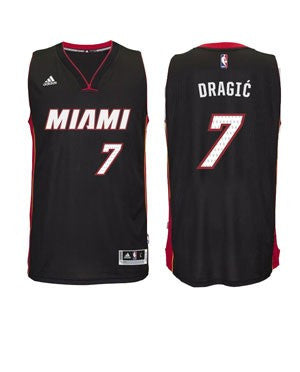 Goran Dragic Miami HEAT adidas Road Youth Swingman Jersey Black