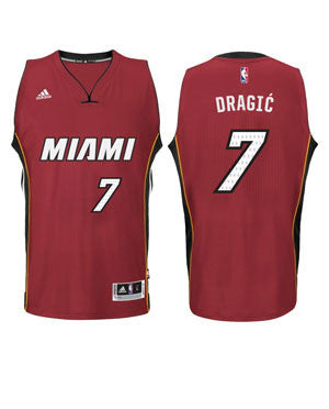Goran Dragic Miami HEAT adidas Road Youth Swingman Jersey Red