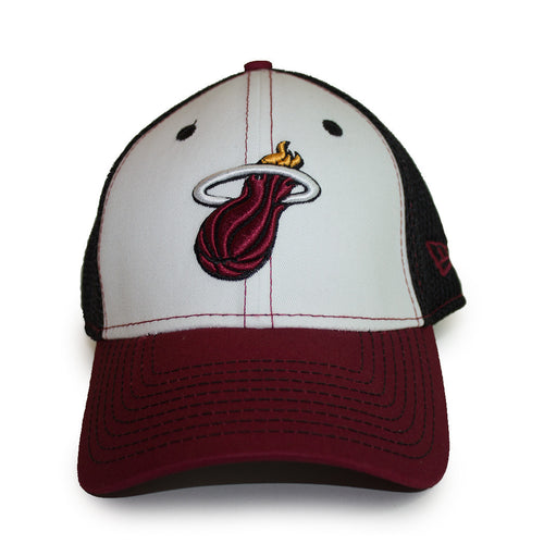 New Era Miami HEAT White Front Neo Hat