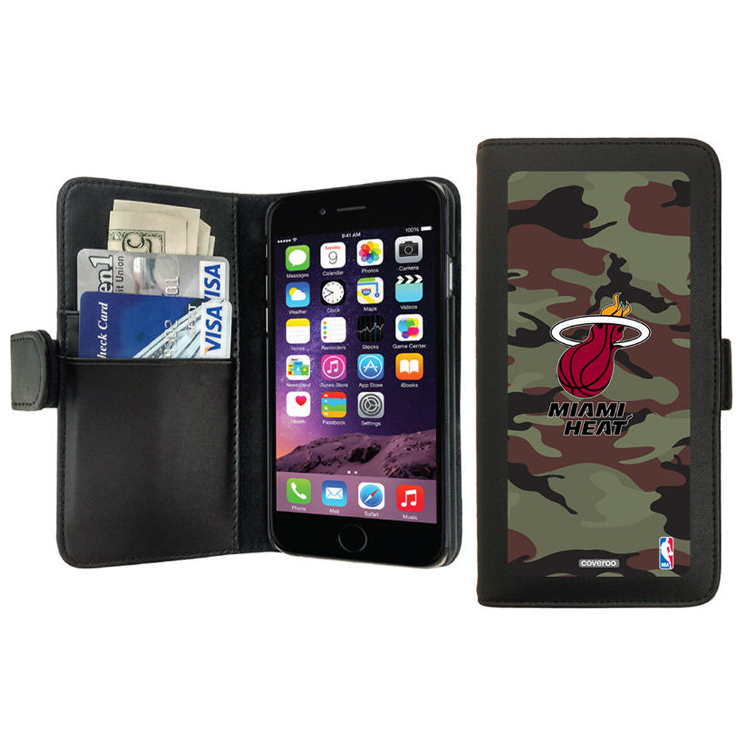 Miami HEAT iPhone 6 Plus Camo Wallet Case by Coveroo