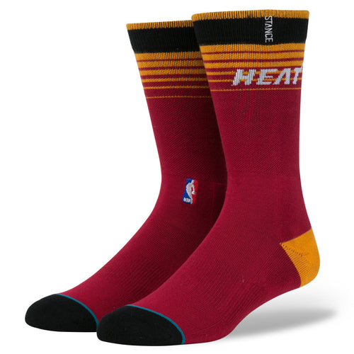 Stance Miami HEAT Arena Logo Crew Sock Red