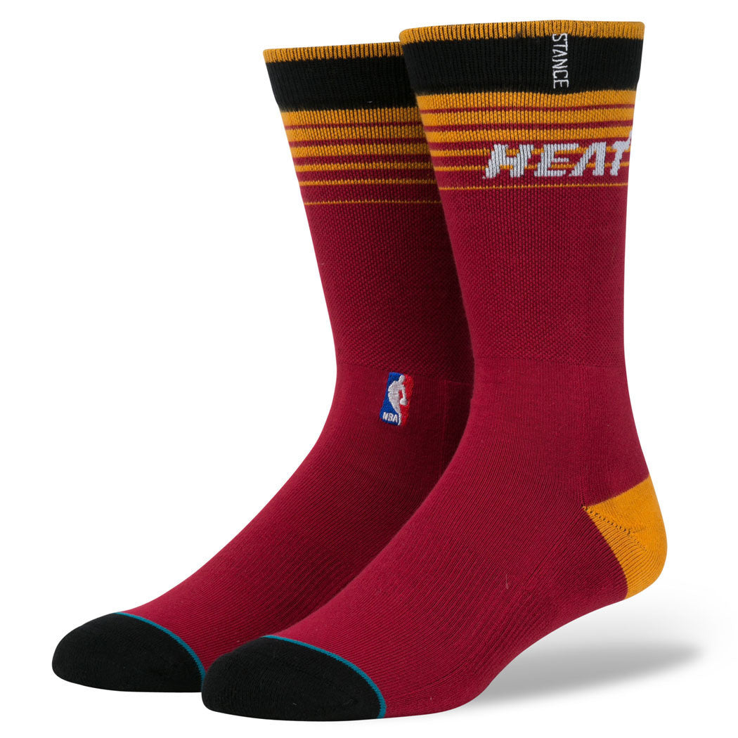 Stance Miami HEAT Arena Logo Crew Sock Red