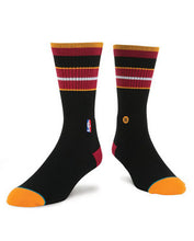 Stance Miami HEAT Arena Core Crew Sock Black