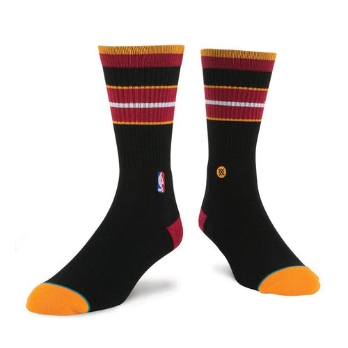 Stance Miami HEAT Arena Core Crew Sock Black