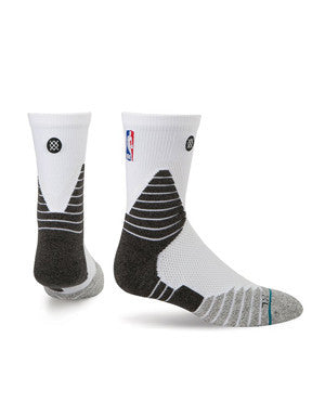 Stance Miami HEAT On Court Quarter Sock White