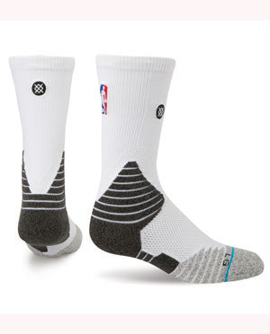 Stance Miami HEAT On Court Solid Crew Sock White