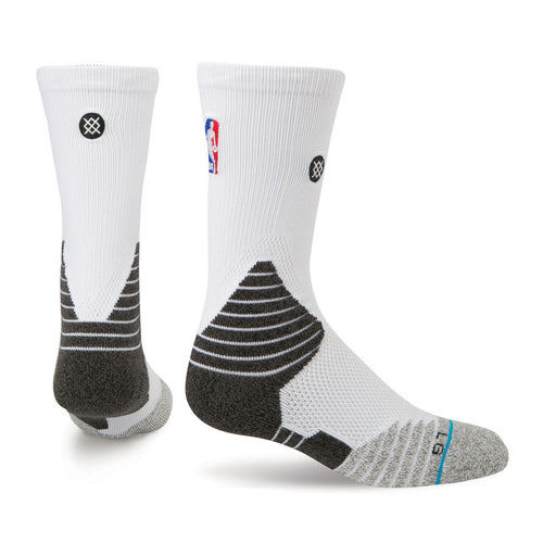 Stance Miami HEAT On Court Solid Crew Sock White