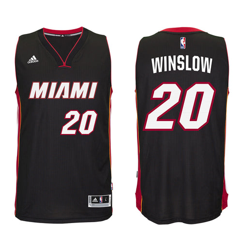 Justise Winslow Miami HEAT adidas Road Swingman Jersey Black