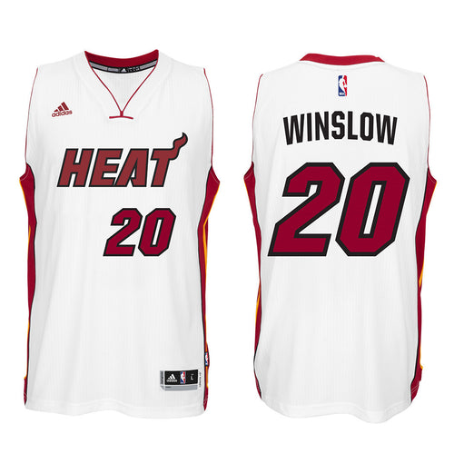 Justise Winslow Miami HEAT adidas Home Swingman Jersey White