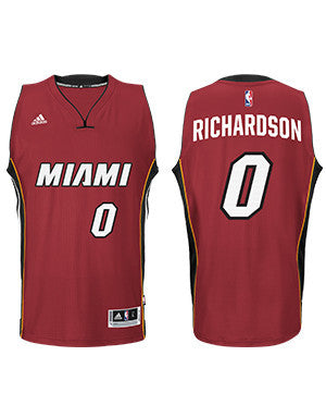 Josh Richardson adidas Miami HEAT Youth Swingman Jersey Red