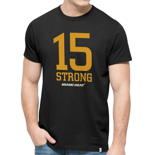 '47 Miami HEAT 15 Strong T-Shirt Black