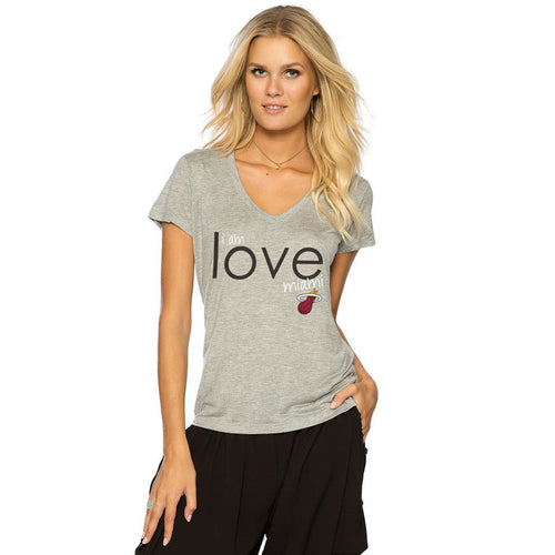Peace Love World Miami HEAT Victoria I Am Love V-Neck