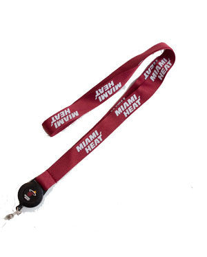 Miami HEAT Badge Reel Lanyard