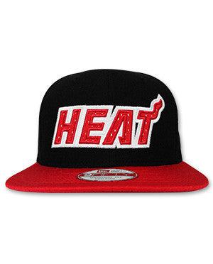 New Era Miami HEAT Logo Jersey Snapback