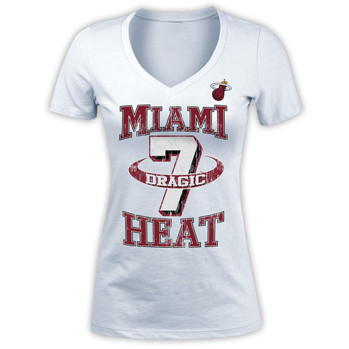 Goran Dragic Miami HEAT 5th and Ocean Ladies Rim T-Shirt White