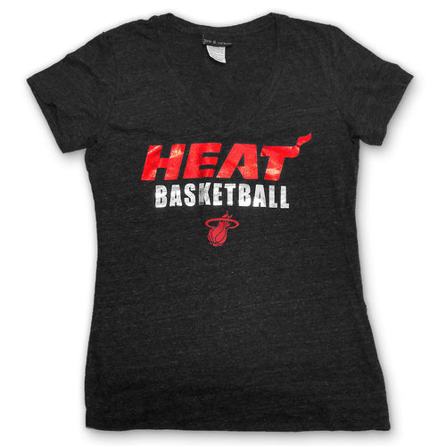 5th and Ocean Miami HEAT Ladies Rhine V Neck