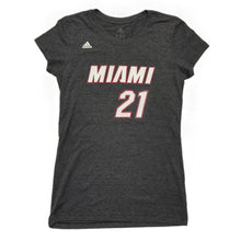 Hassan Whiteside Miami HEAT adidas Ladies Name and Number T-Shirt