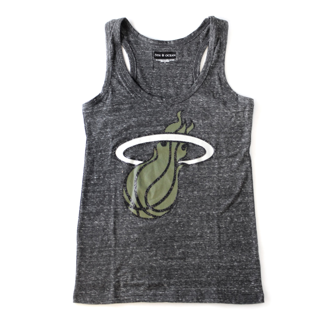 miami heat Ladies MILITARY TANK