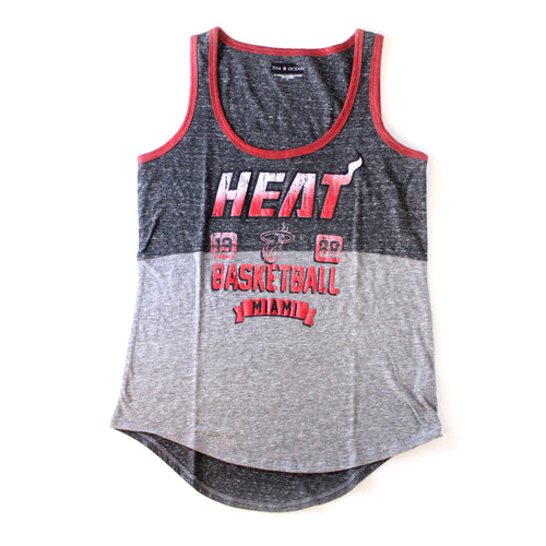 miami heat Ladies 2 TONE TANK