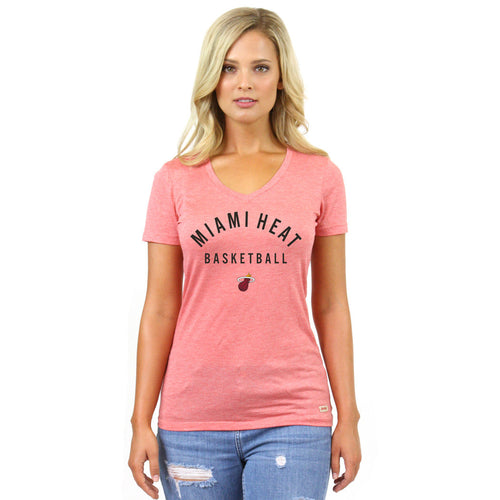 Sportiqe Miami HEAT Ladies Solice V- Neck