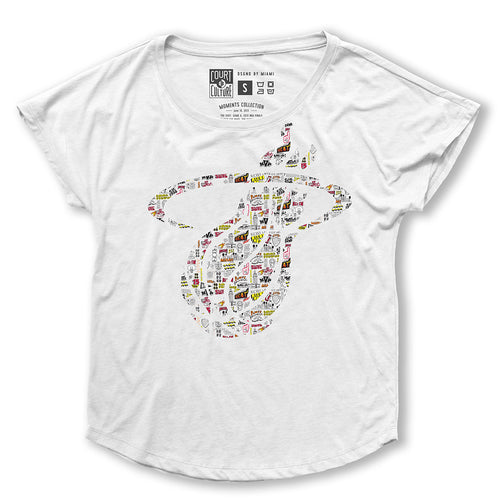 Throwback HEAT Logo T-Shirt LADIES
