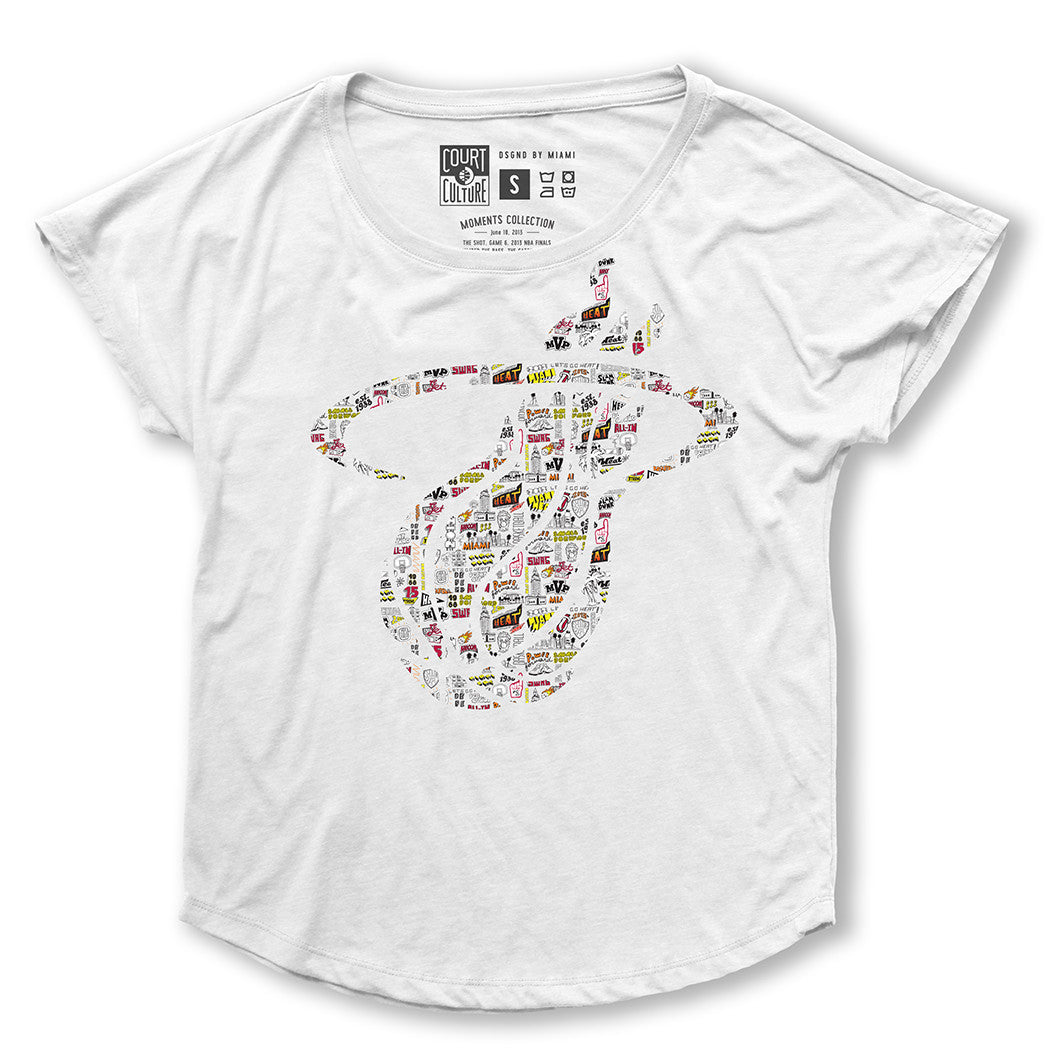 Throwback HEAT Logo T-Shirt LADIES