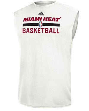 adidas Miami HEAT On-Court Sleeveless Climalite T-Shirt