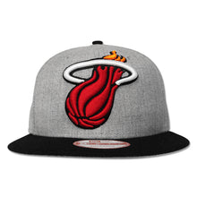 New Era Miami HEAT Heather Grand Snapback