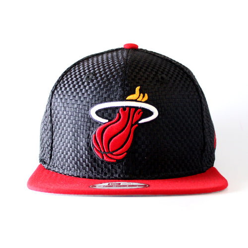 miami heat new era CROWN CHECKED SNAP